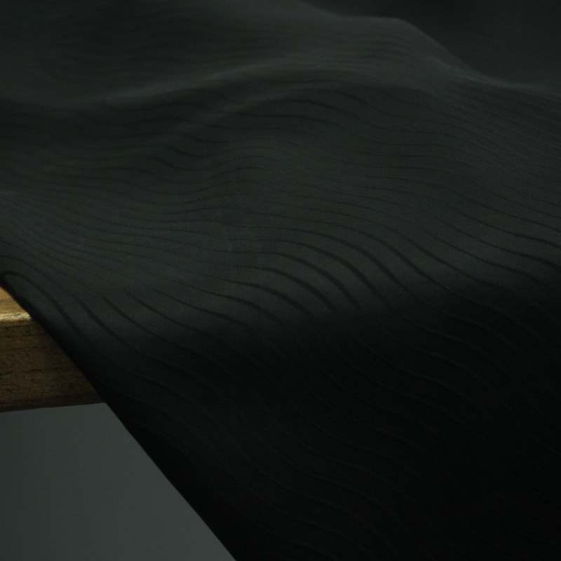 Sewing Fabric - Cupro Jacquard Fabric Silky Soft Drapey