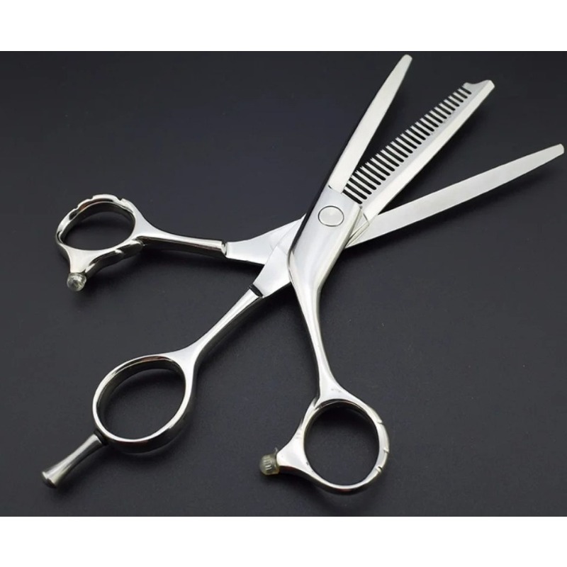 Pinking Shear Blade - 6 Inch Three Blade Professional Hair