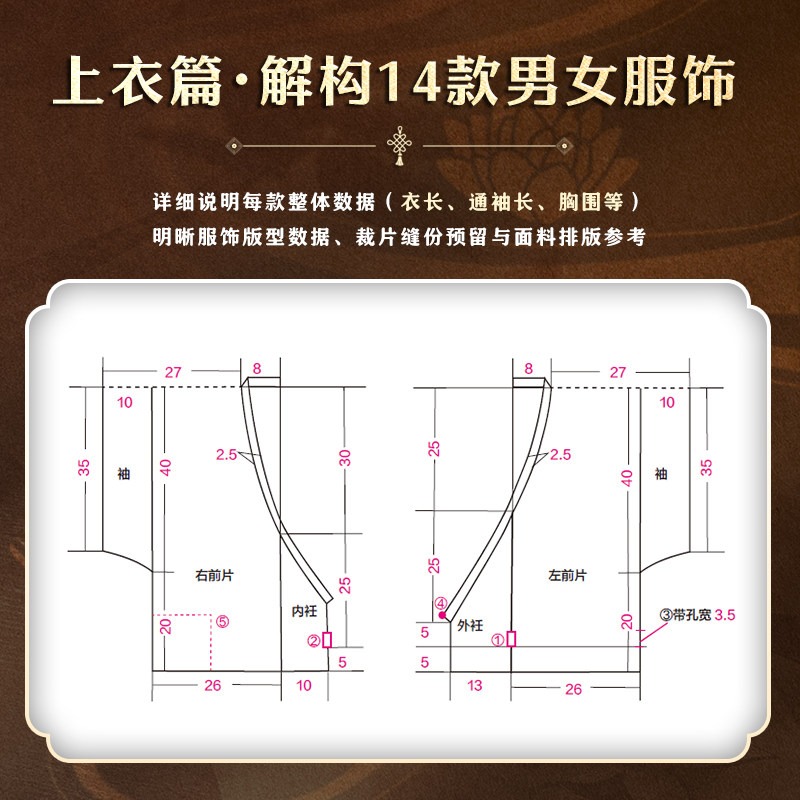 Sewing Garments - Hanfu Pattern Making Tutorial Book 35