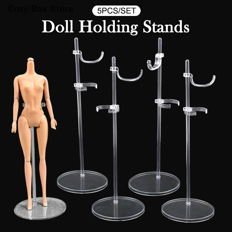 Dress Form Mannequin - [ZY]5Pcs Adjust Universal Transparent Doll Holding