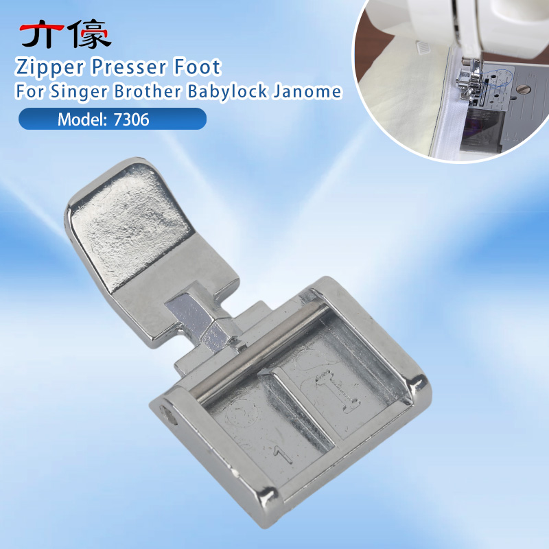 Zipper Foot Presser - Wide Left & Right Zipper Presser