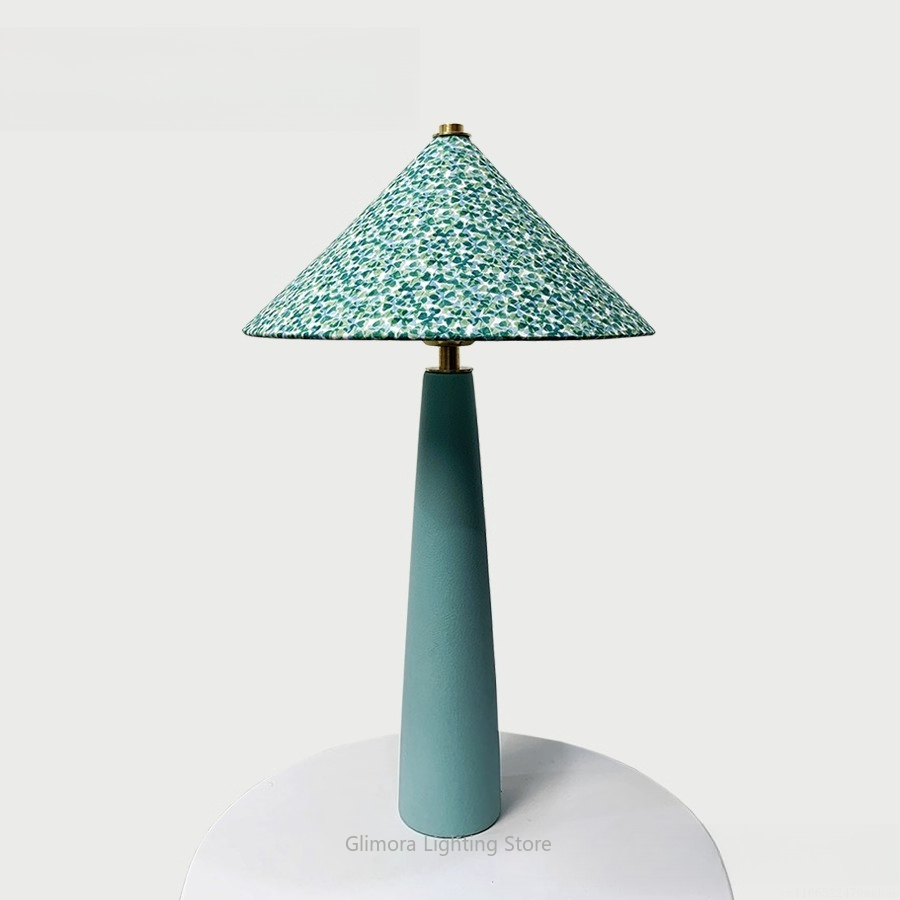 Century Textile & Sewing Supply - Teal Umbrella Shape Table Lamp: UK