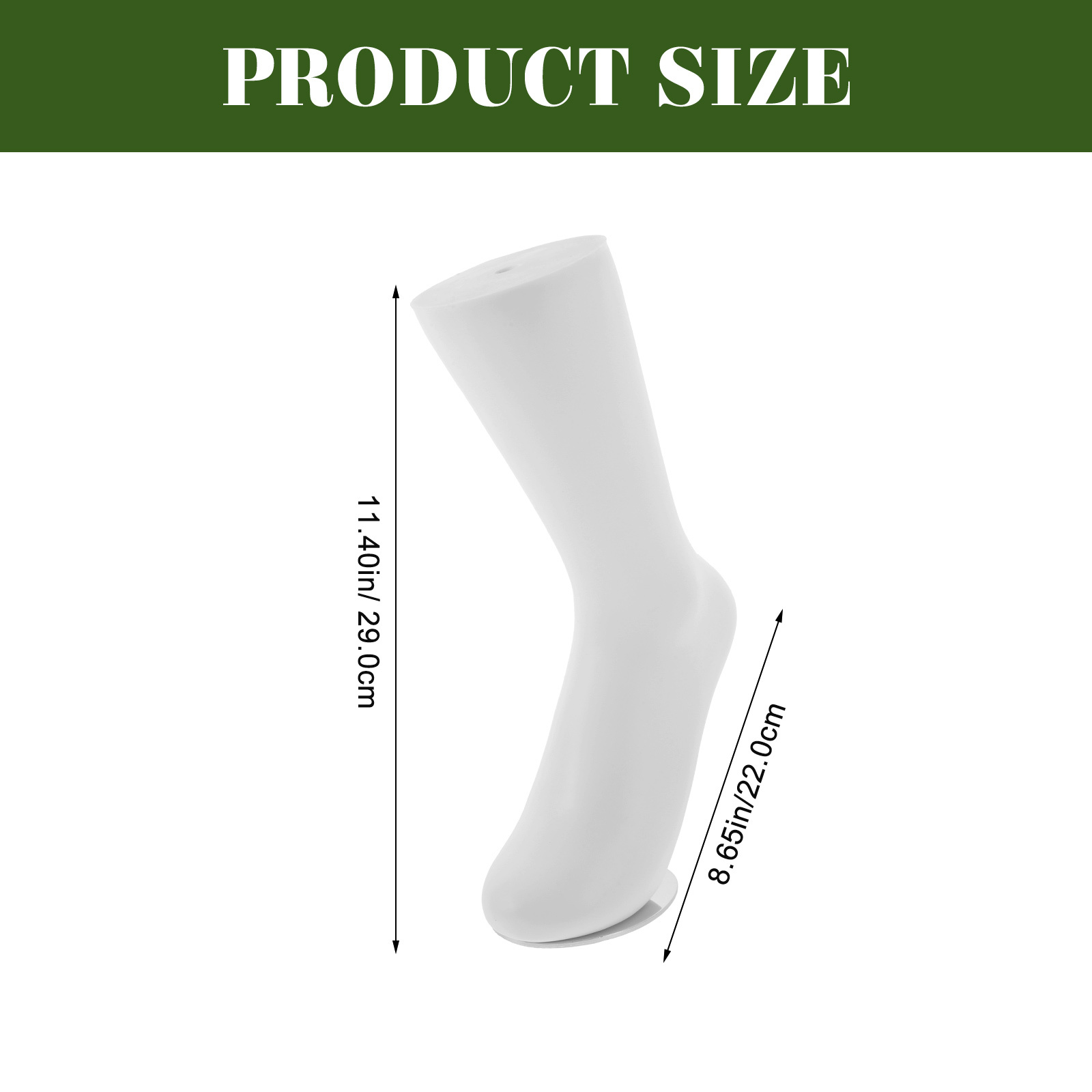 Foot Display for Socks and Sho - Dress Form Mannequin 评论和价格