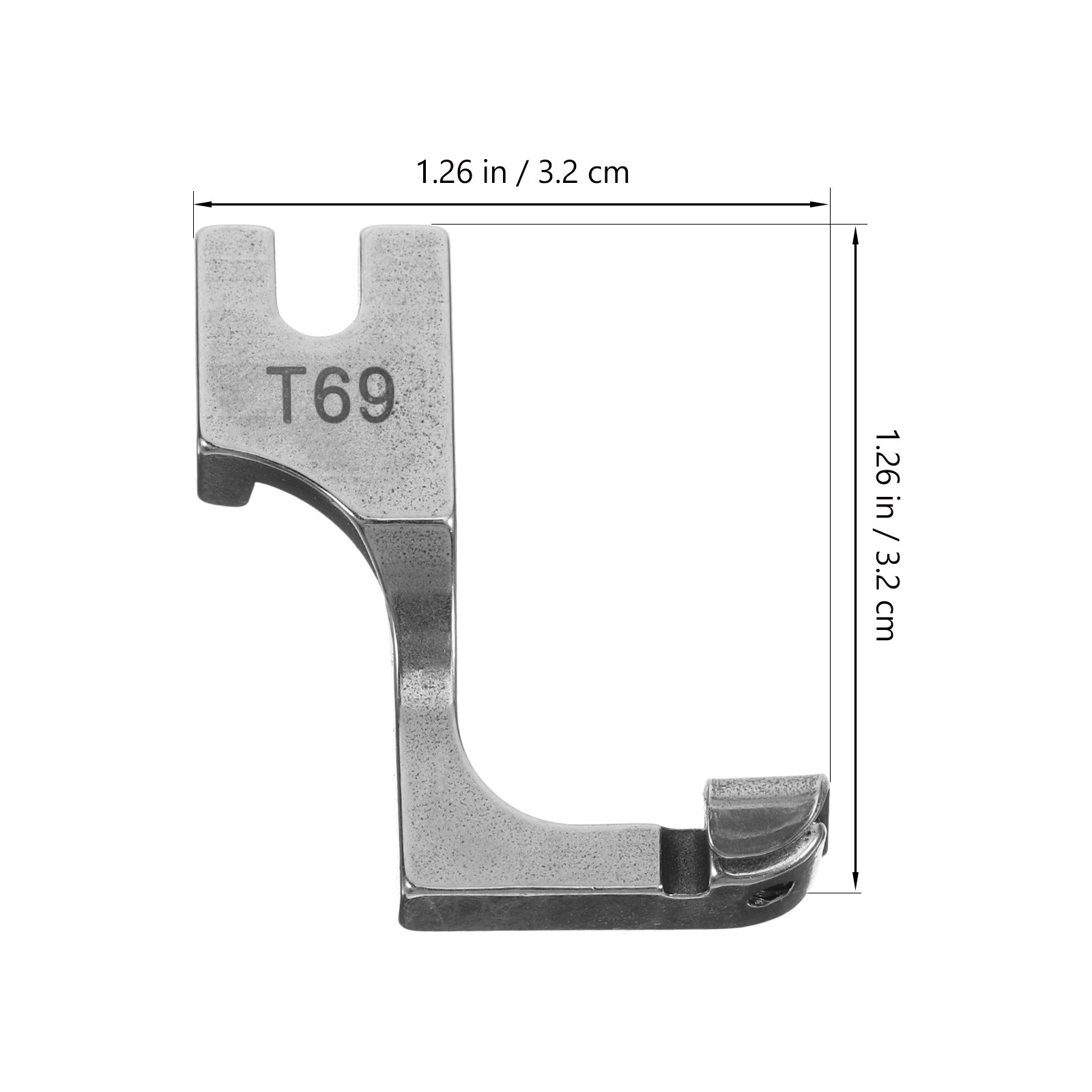 2Pcs Steel Adjustable Zipper P - Zipper Foot Presser 评论和价格