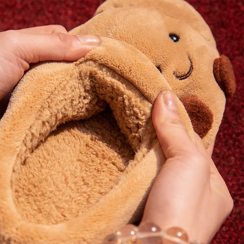 Cute Cartoon Fluffy Slippers F - Sewing Cotton 评论和价格