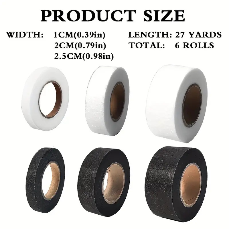 4 Roll Iron On Hemming Tape Ho - Hem Tape Fusible 评论和价格