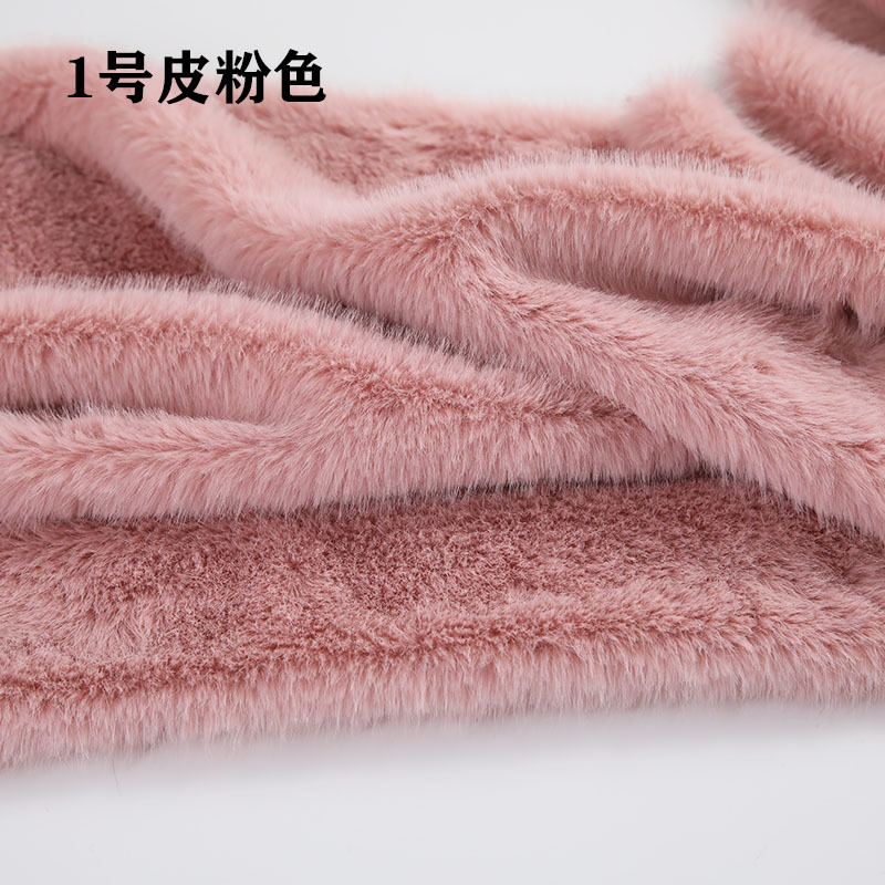 High Low Pile Faux Plush Fabri - Sewing Fabric 评论和价格