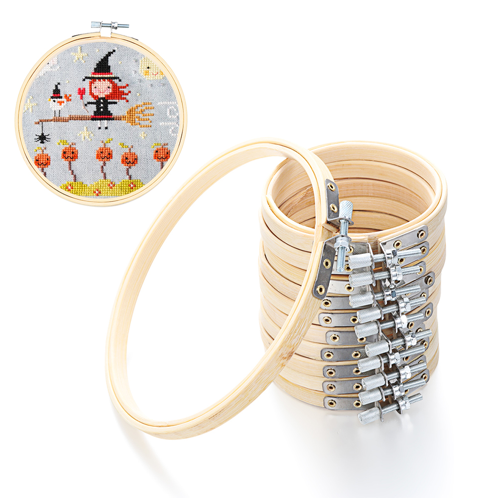 10/13/15/20cm Embroidery Hoop  - Sewing Recycling 评论和价格