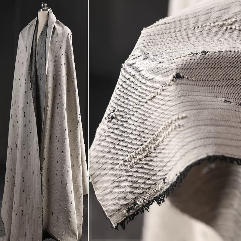 Striped Denim Cotton Jacquard  - Sewing Recycling 评论和价格