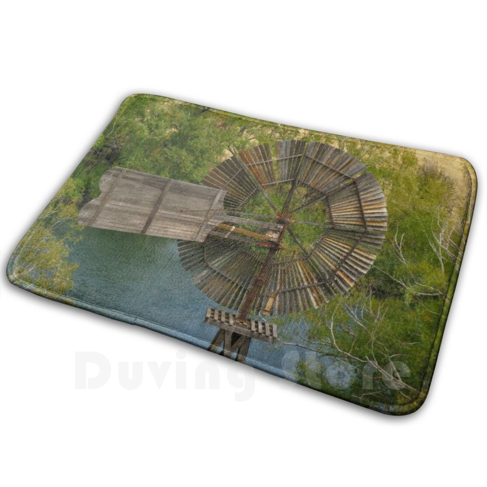 Wooden Windmill Carpet Mat Rug - Century Textile & Sewing Supply 评论和价格