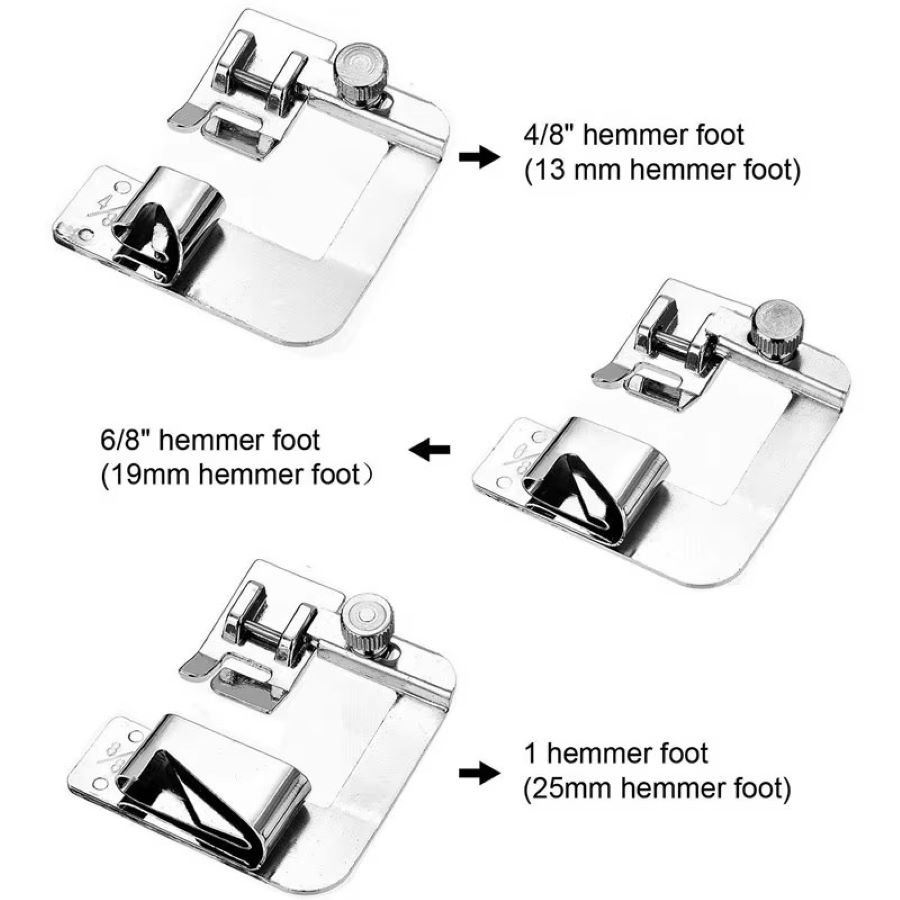 1PCS-3PCS 13/19/25mm Domestic  - Sewing Hemming 评论和价格
