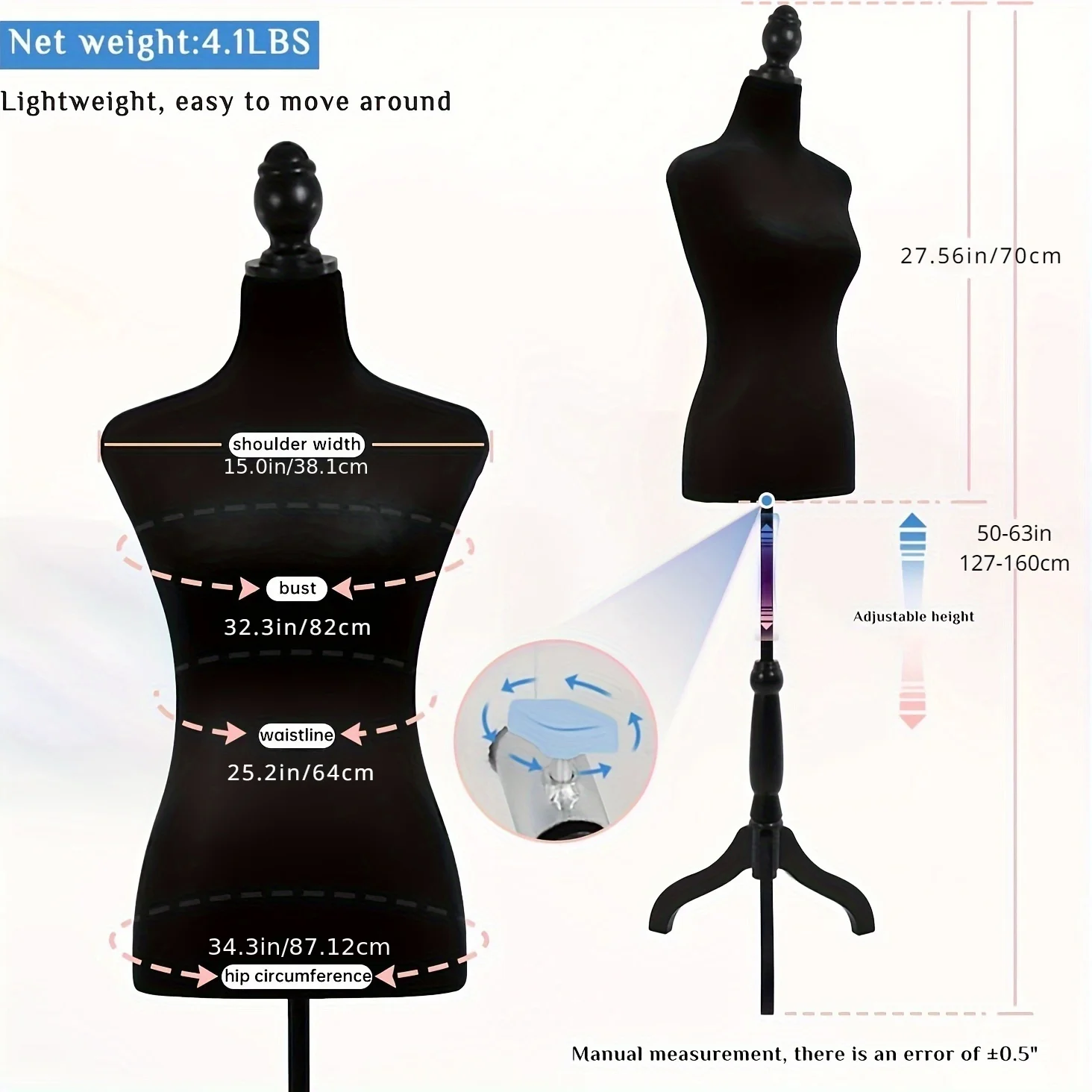 Half Body Mannequin Dress Form - Dress Form Mannequin 评论和价格