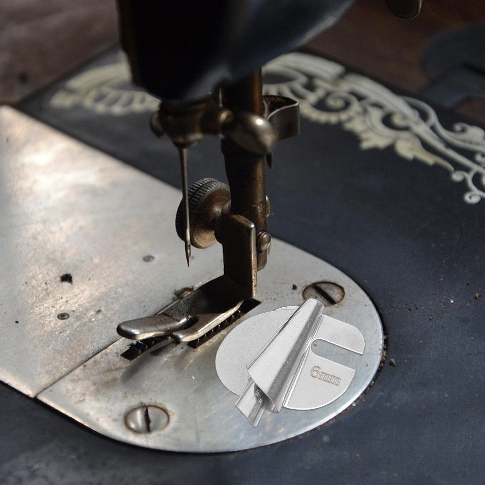 6Pcs Universal Spiral Rolled H - Rolled Hem Foot 评论和价格