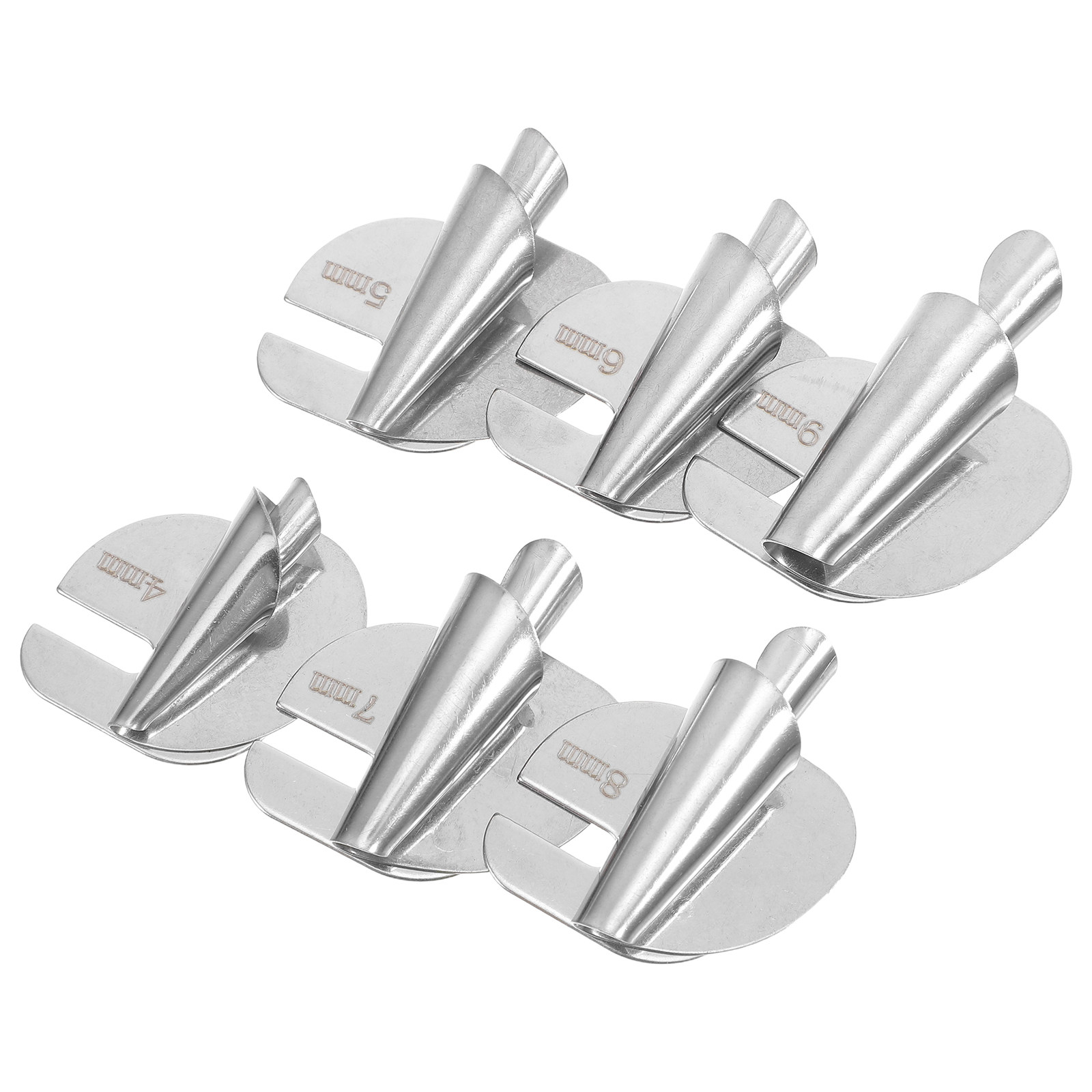6Pcs Universal Spiral Rolled H - Rolled Hem Foot 评论和价格