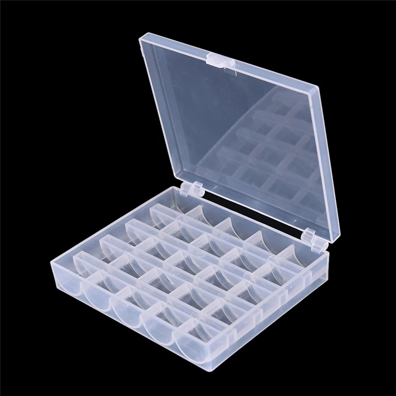 25 Spools Empty Bobbins Case O - Bobbin Organizer Box 评论和价格