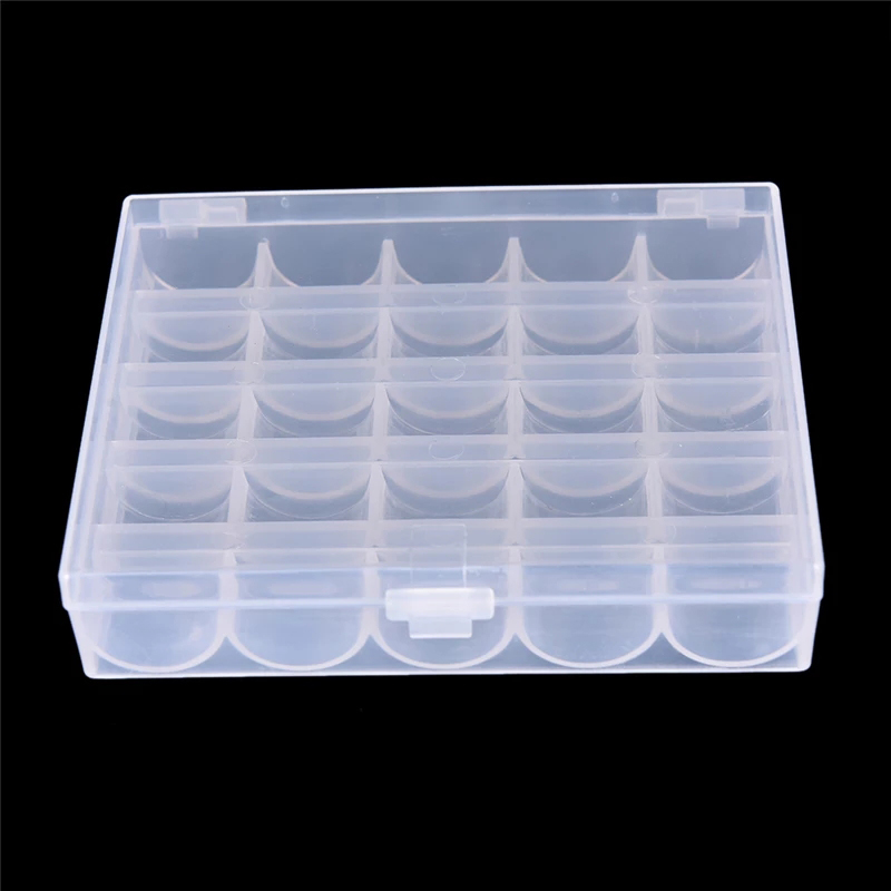 25 Spools Empty Bobbins Case O - Bobbin Organizer Box 评论和价格