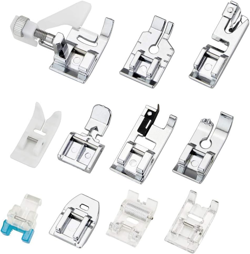 11Pcs Presser Feet Set - Walki - Rolled Hem Foot 评论和价格
