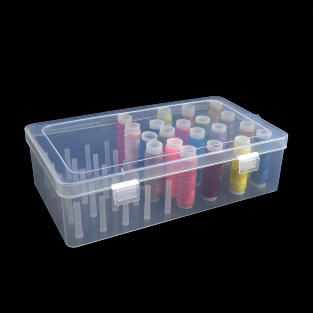 New Sewing Thread Box 42 Piece - Bobbin Organizer Box 评论和价格