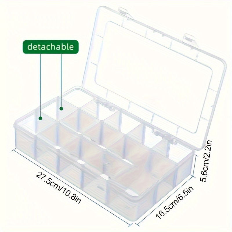 Portable 15-Compartment Sewing - Bobbin Organizer Box 评论和价格