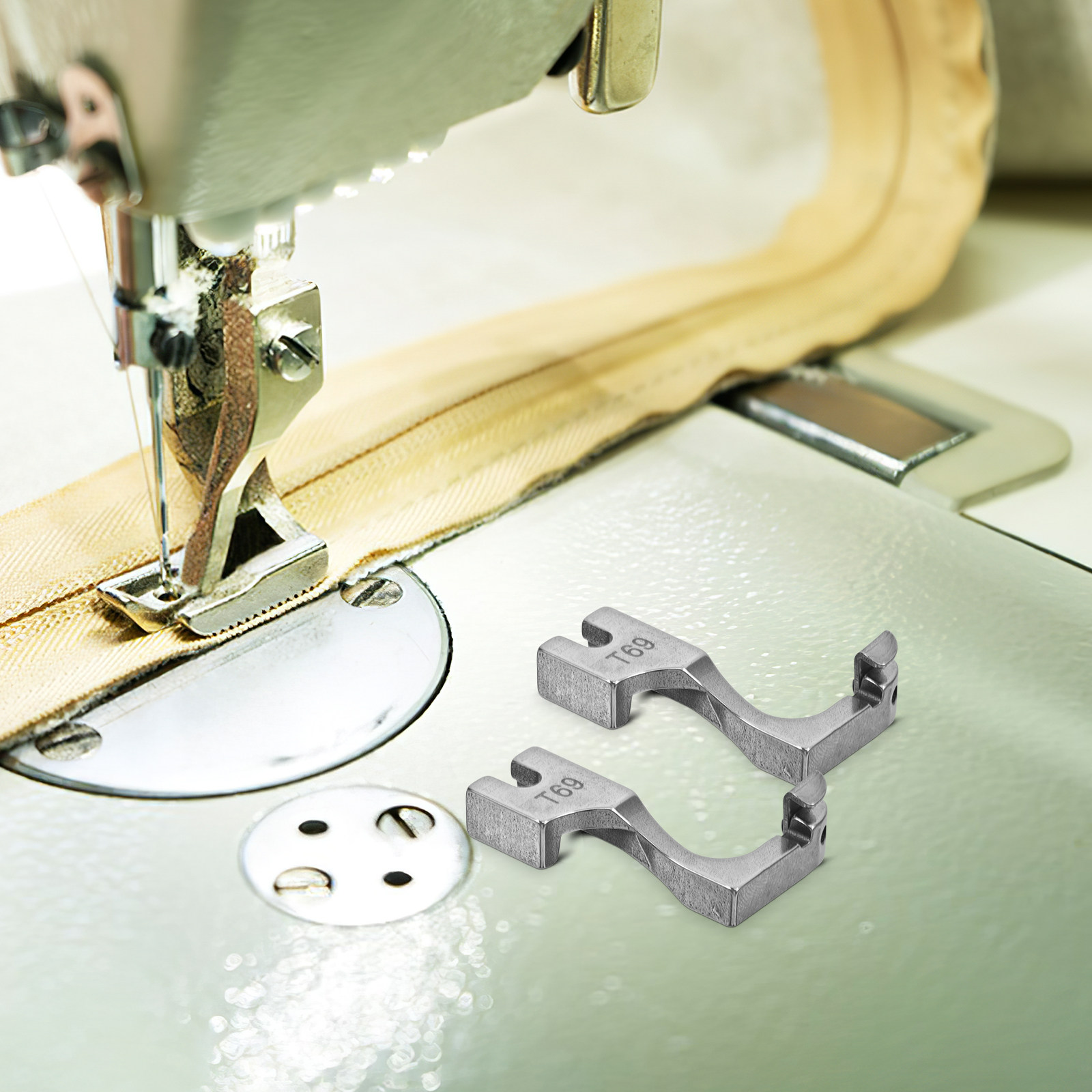 2Pcs Adjustable Invisible Zipp - Zipper Foot Presser 评论和价格