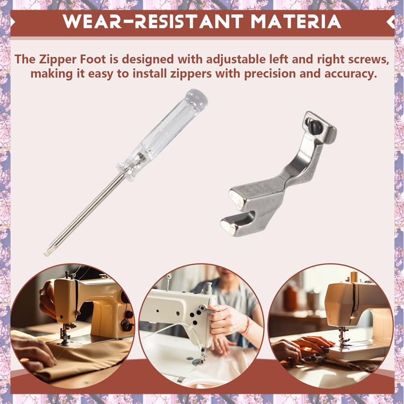 2025 Trend Adjustable Invisibl - Zipper Foot Presser 评论和价格