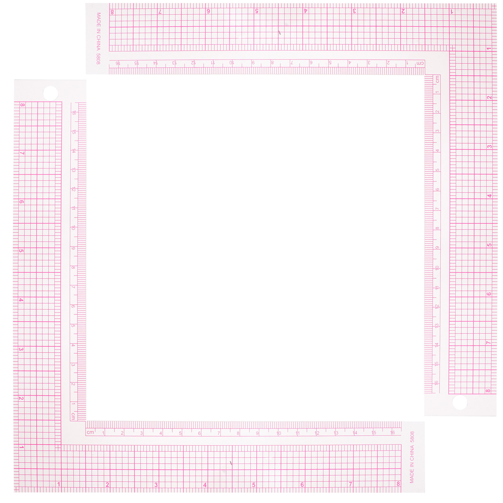 2Pcs Plastic Right Angle L Rul - Sewing Garments 评论和价格