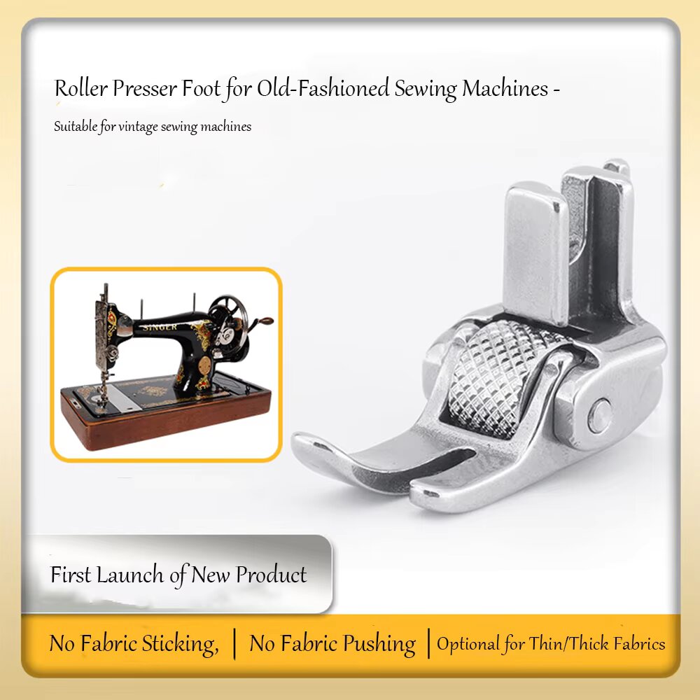 All Steel Roller Presser Foot  - Rolled Hem Foot 评论和价格