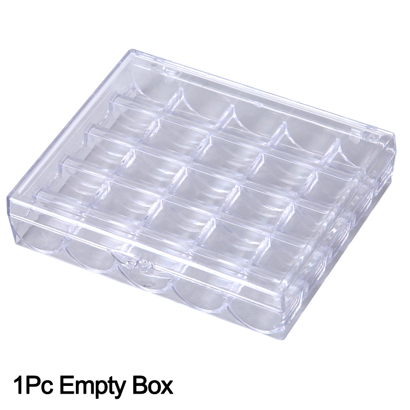25 Grid Clear Empty Bobbins St - Bobbin Organizer Box 评论和价格