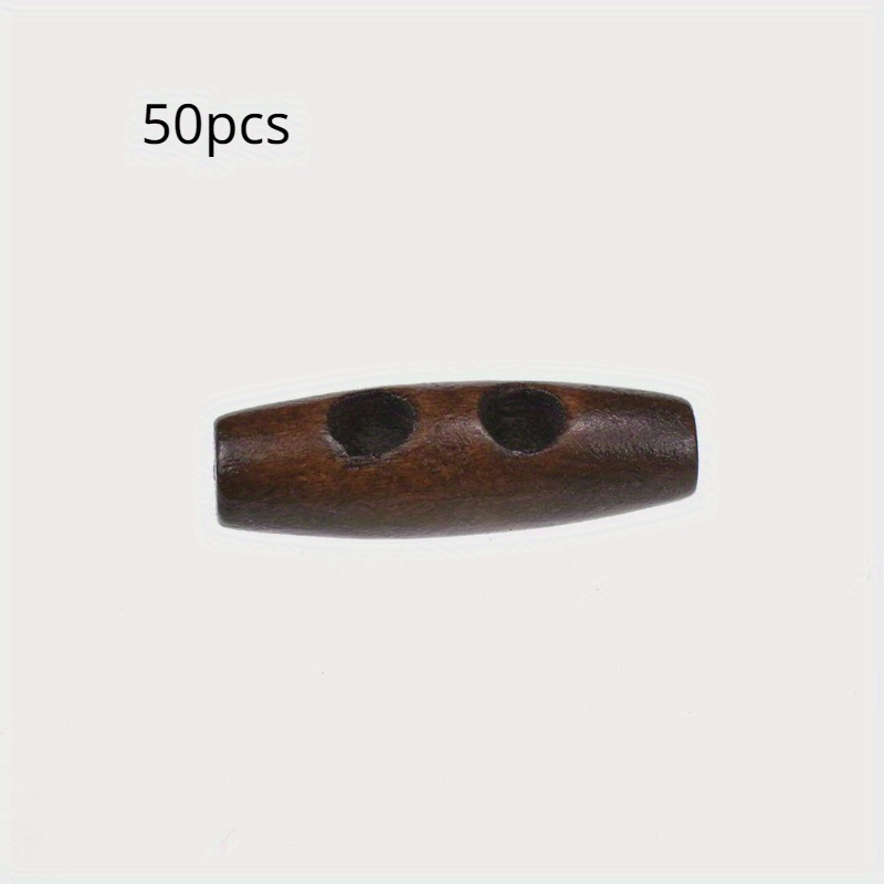 50pcs Recycled Wood Horn Toggl - Sewing Recycling 评论和价格