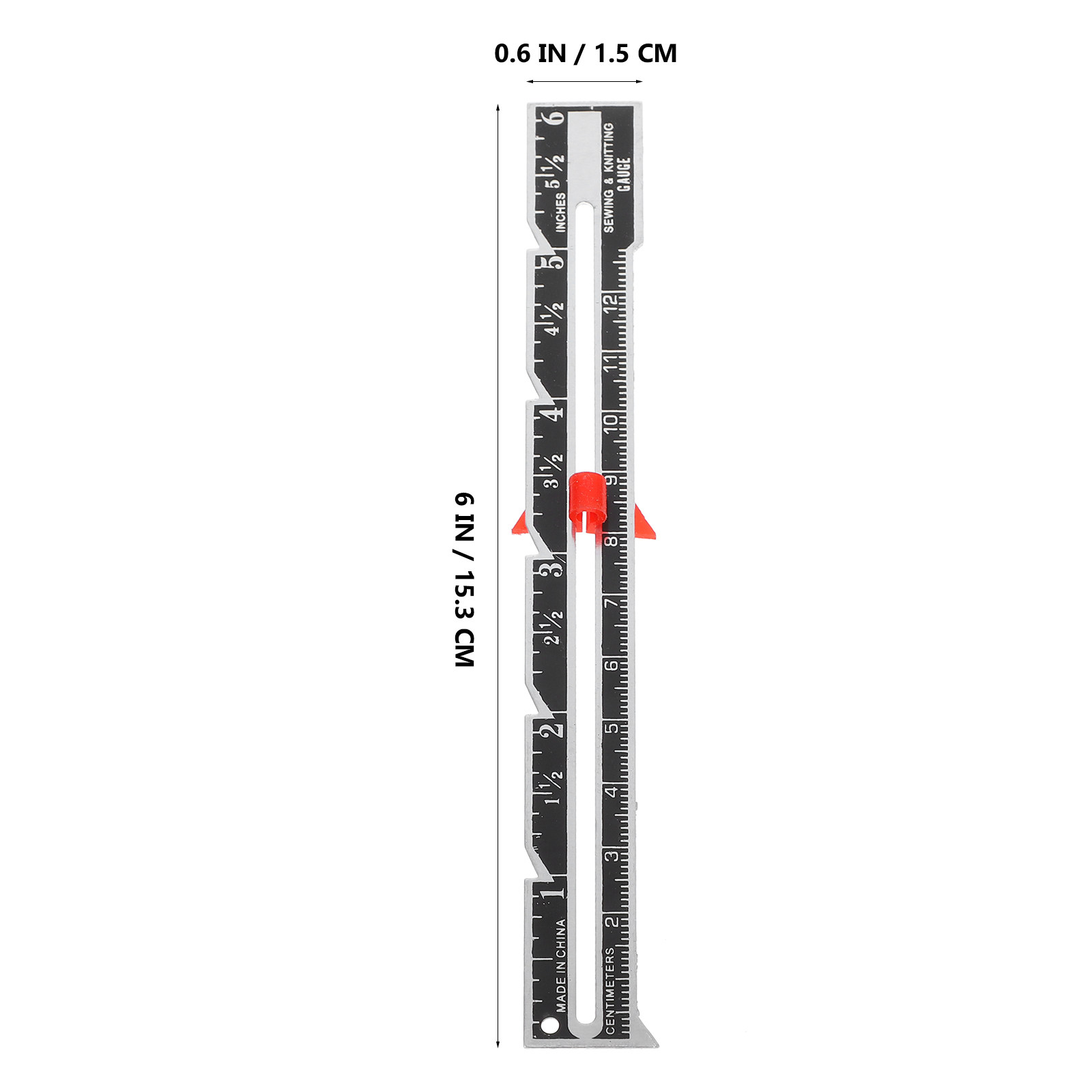 12Pcs Metal Seam Gauge Rulers  - Sewing Hemming 评论和价格