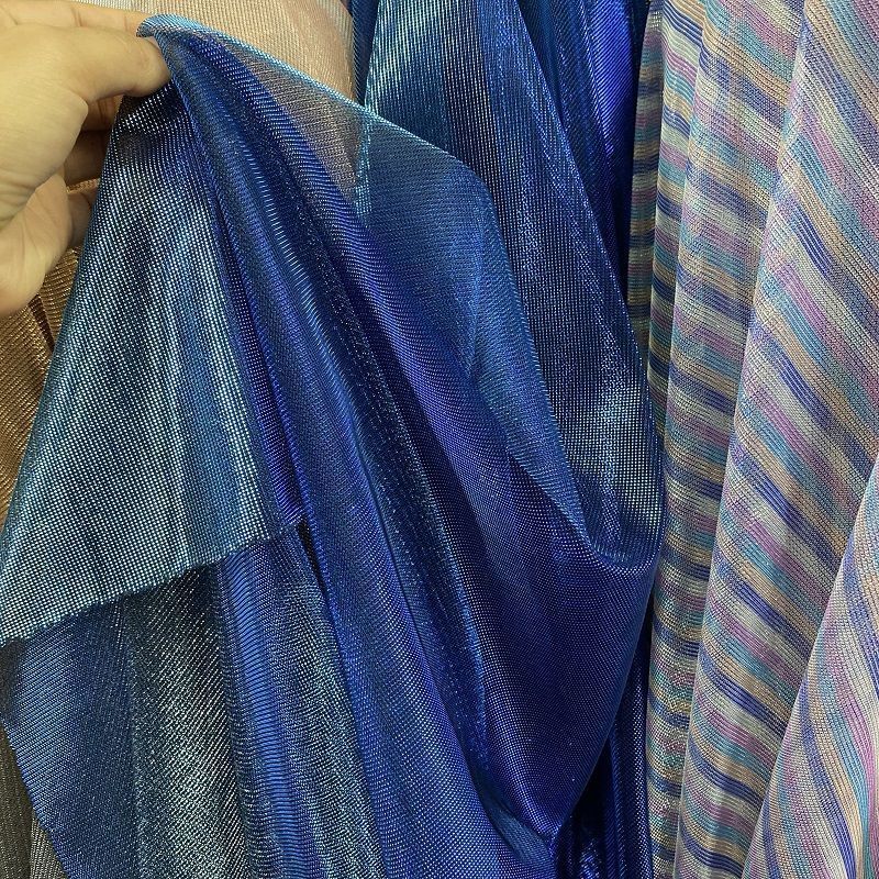 Metalic Glitter Mesh Tulle Fab - Sewing Technical Fabrics 评论和价格