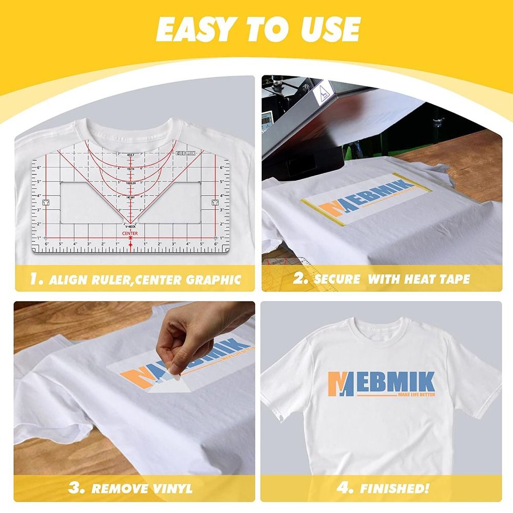 Tshirt Ruler Guide for Vinyl A - Sewing Tt 评论和价格