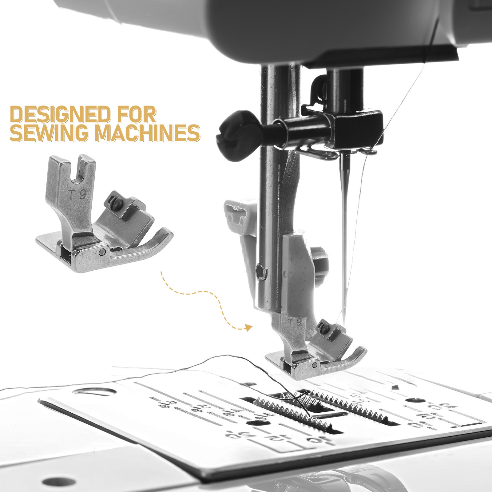 Universal Presser -in-1 Adjust - Sewing Hemming 评论和价格