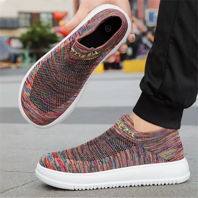 Summer Wide Toe Sneakers For M - Knit Stabilizer Stretch 评论和价格
