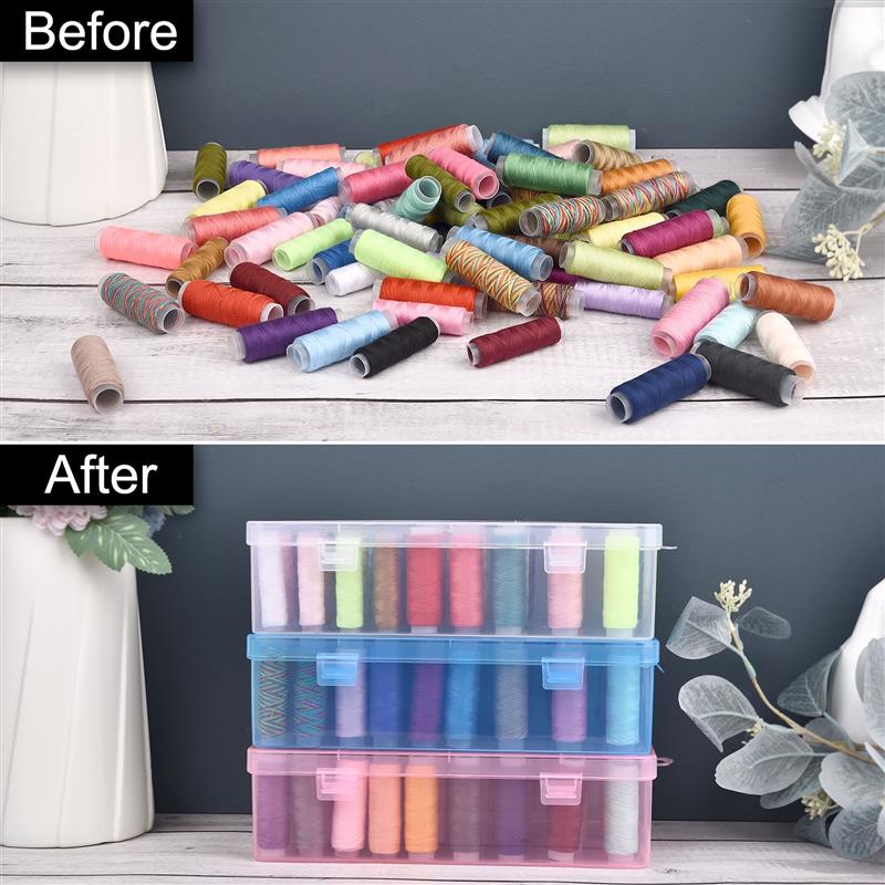 New 42 Axis Sewing Thread Stor - Bobbin Organizer Box 评论和价格