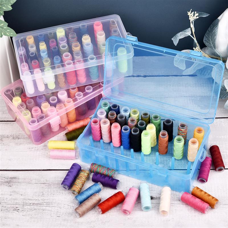 New 42 Axis Sewing Thread Stor - Bobbin Organizer Box 评论和价格